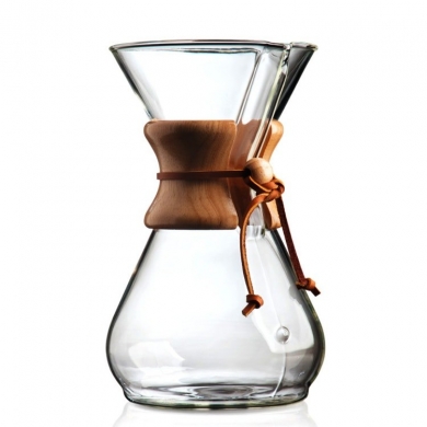 AHŞAP TUTACAKLI 6 CUP Chemex