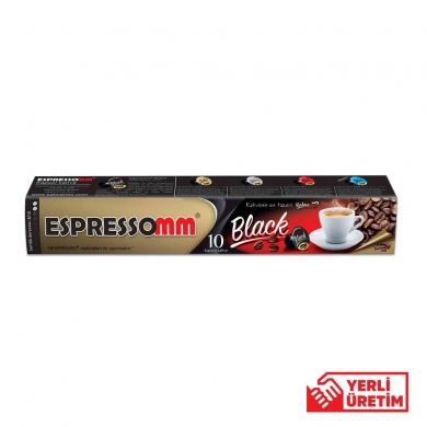 ESPRESSOMM® BLACK KAPSÜL KAHVE (20 ADET) - NESPRESSO® UYUMLU