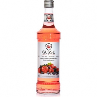 Gusse Kırmızı Meyveler (Red berries) Aromalı Kokteyl Şurubu 70 cl