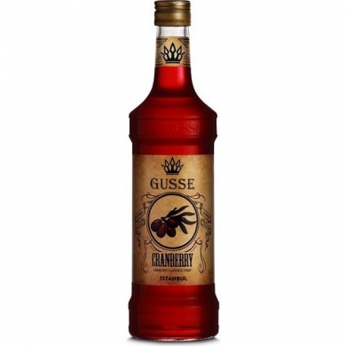 Gusse Kızılcık (Cranberry) Aromalı Kokteyl Şurubu 70 cl