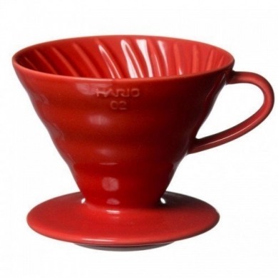  Hario Dripper V60 02 Kırmızı Seramik